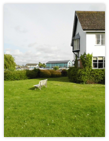 Wherry cottage riverside garden