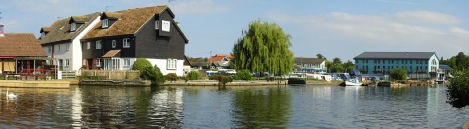 view from terrace of Wherry cottage